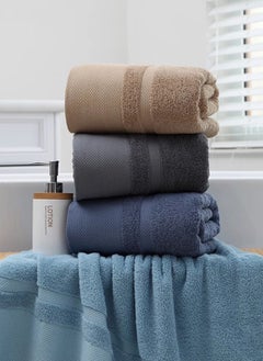 Sharpdo 6-Piece Cotton Gift Towel and Bath Towel Set, 2 Hand Towels + 2 Towels + 2 Bath Towels, Soft and Skin-Friendly Cotton Towel  - Image 4