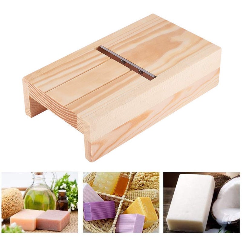 PH PandaHall Wood Soaps Beveler Planer Candles Loaf Cutter Mold Beveler Sharp Blade Soap Candle Mold Cutter Cheese Slicer Handmade Soap Making Trimming Mold Tool - Image 2
