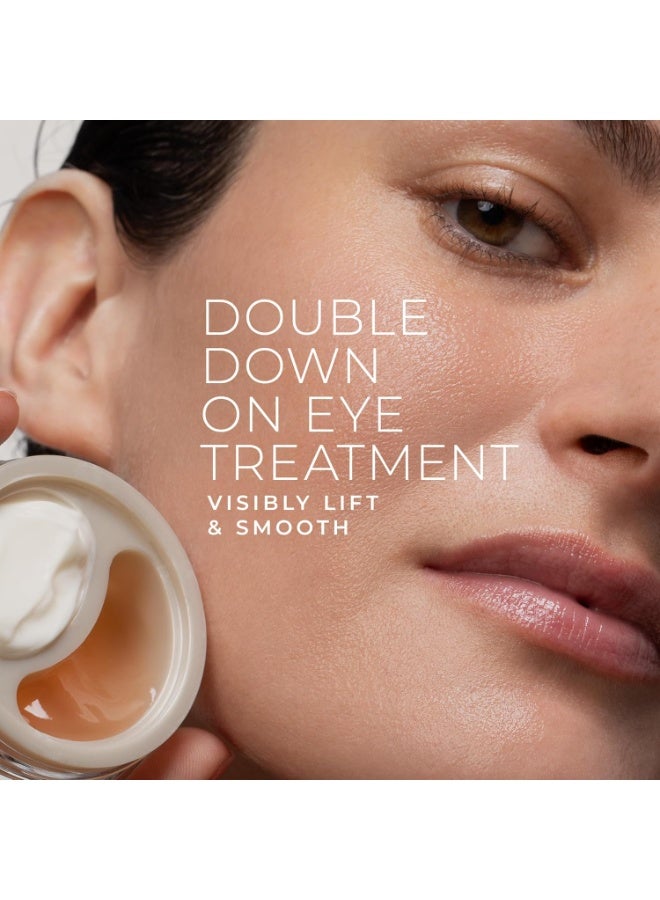 RoC كريم العين المزدوج من روك ديرم كوركشن مع ريتينول متقدم + ببتيدات للعيون المنتفخة والهالات السوداء، (0.68 أونصة) مع عينة كريم العين بالريتينول - Image 5