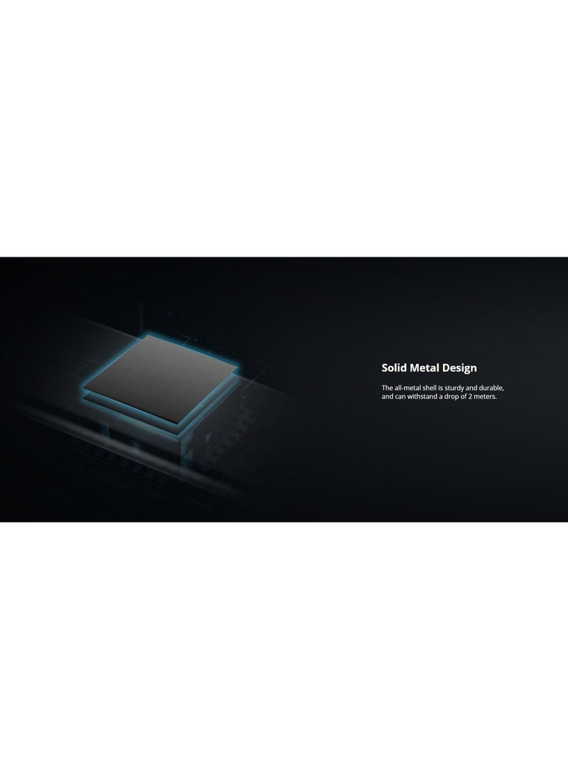 هيكسيمي - هارد SSD خارجي 256 جيجابايت/USB 3.1 ، نوع سي، سرعة قراءة تصل إلى 450 ميجابايت/ثانية، سرعة كتابة 400 ميجابايت/ثانية، - Image 1