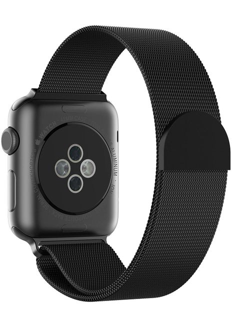 Replacement Band for Apple Watch 42mm, 44mm, 45MM and 49MM Series 1 2 3 4 & X9 Ultra & X8+ Ultra & DT8 MAX & Microwaer Ultra with Unique Magnet Lock Milanese Loop Stainless Steel Bracelet