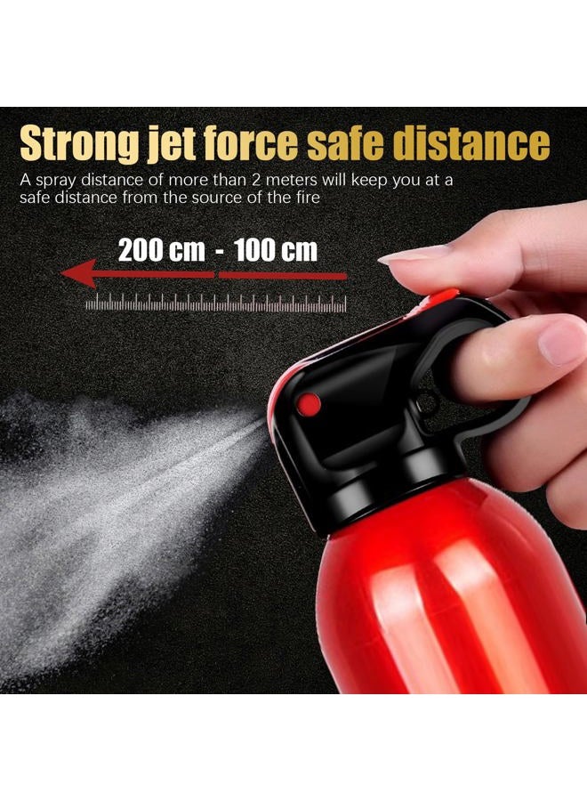 POPFRO Portable Fire Extinguisher | Small 4 in 1 Fire Extinguisher For Home, Garage, Kitchen, Car | For Electric, Textiles & Greases | Non-Toxic, Easy To Clean | Wall Mount Included - Image 5