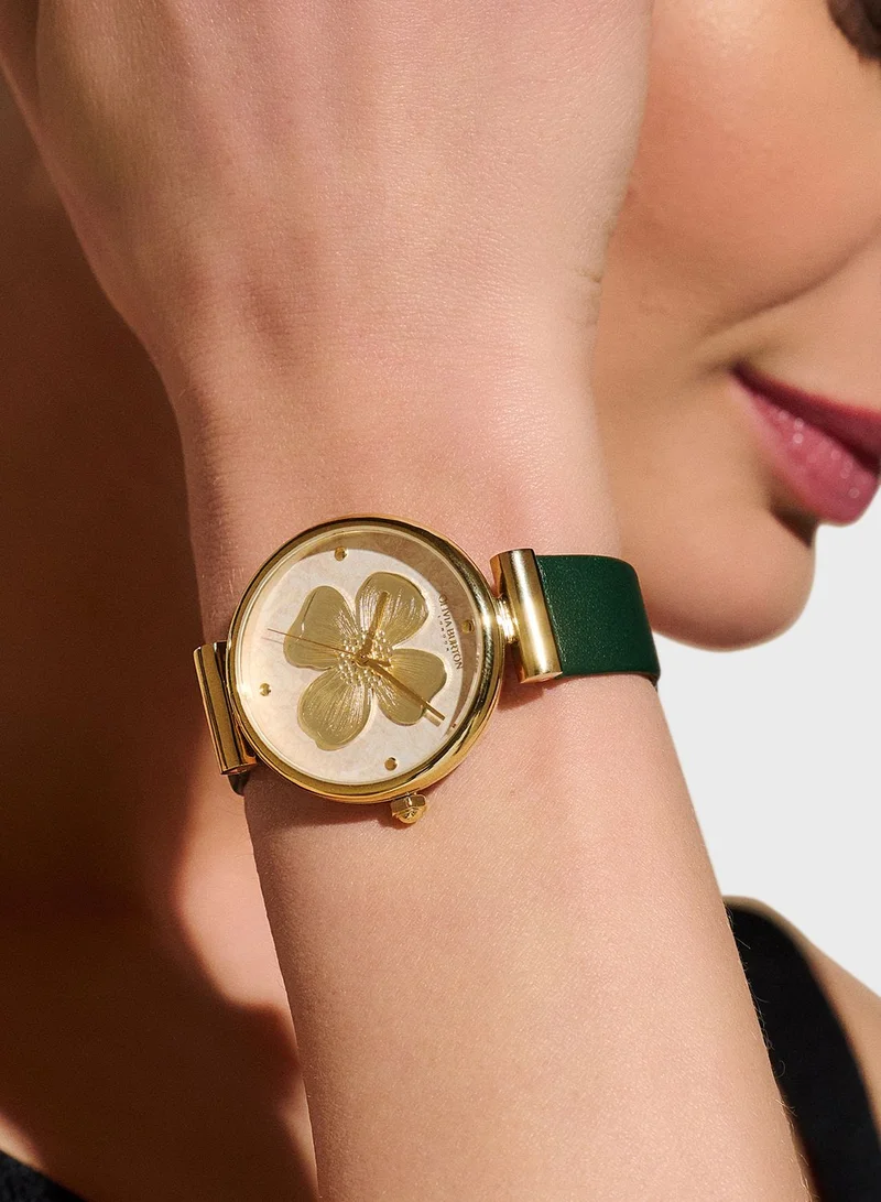 OLIVIA BURTON Analogue Quartz Movement Watch Leather Strap