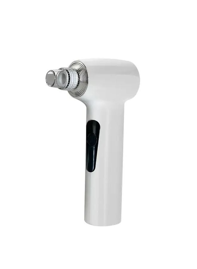 White Electric Blackhead Remover Tool USB Powered Fast Charging Portable Facial Extractor For All Skin Types - Image 1