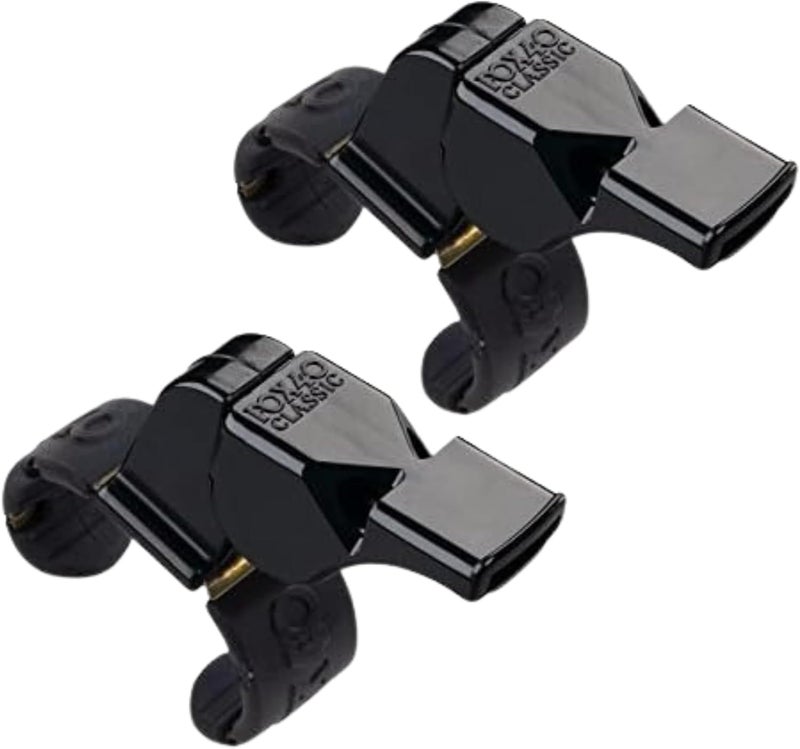 FOX 40 Classic Finger Grip Whistle Hockey Soccer Referee Fingergrip 2Pack