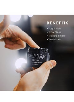 Pacinos Pacinos Define Signature Light Hold Hair Cream - Firm Hold Water Soluble Styling Cream 2 oz  - Image 3