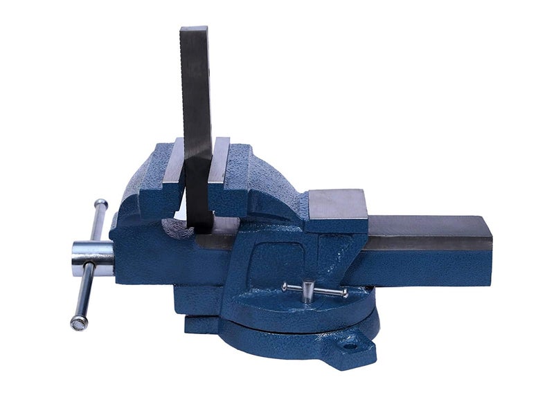 Gizmo GIZMO Cast Iron 125MM Bench Vice with Swivel Base Blue 5 Inches  - Image 4