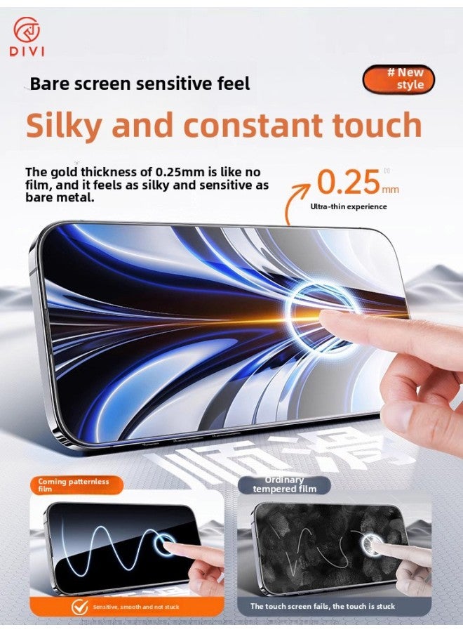 Applicable To For Iphone 16 Tempered Film For Iphone 15promax Mobile Phone Film 14/13 12 Anti-fingerprint 11 Film Por-Colour:[nano Hd★Pack Of 2】full Screen Coverage★10 Times Electroplating Anti-fingerprint★Damage Compensation Guaranteed-Size:For Iphone 12 Pro Max - Image 5