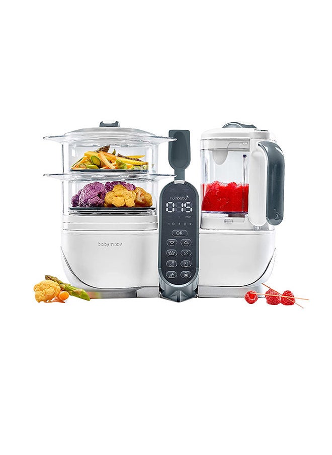 babymoov Nutribaby Plus 6 In 1 Baby Food Maker, Baby Food Blender And Steamer, Food Processor For Weaning, Warmer, Defroster, Steriliser, Nutritionist Approved  - Image 1