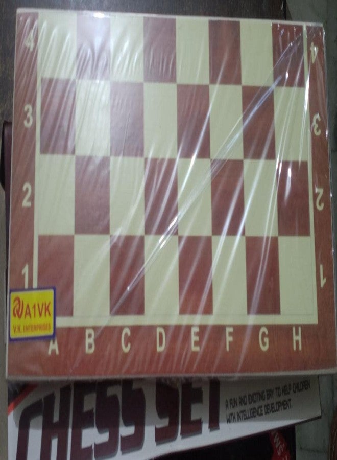 A1VK Wooden Handcrafted Chess Board | Foldable and Storage Chess Board (Multicolor) - Image 3