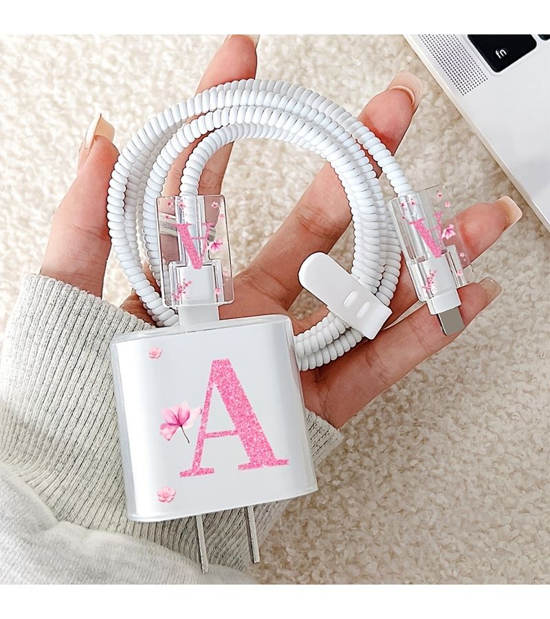 Carbon Array 2 Pack 1 5 Meter Fast Charging Cable Winding Device For iPhone - Image 1