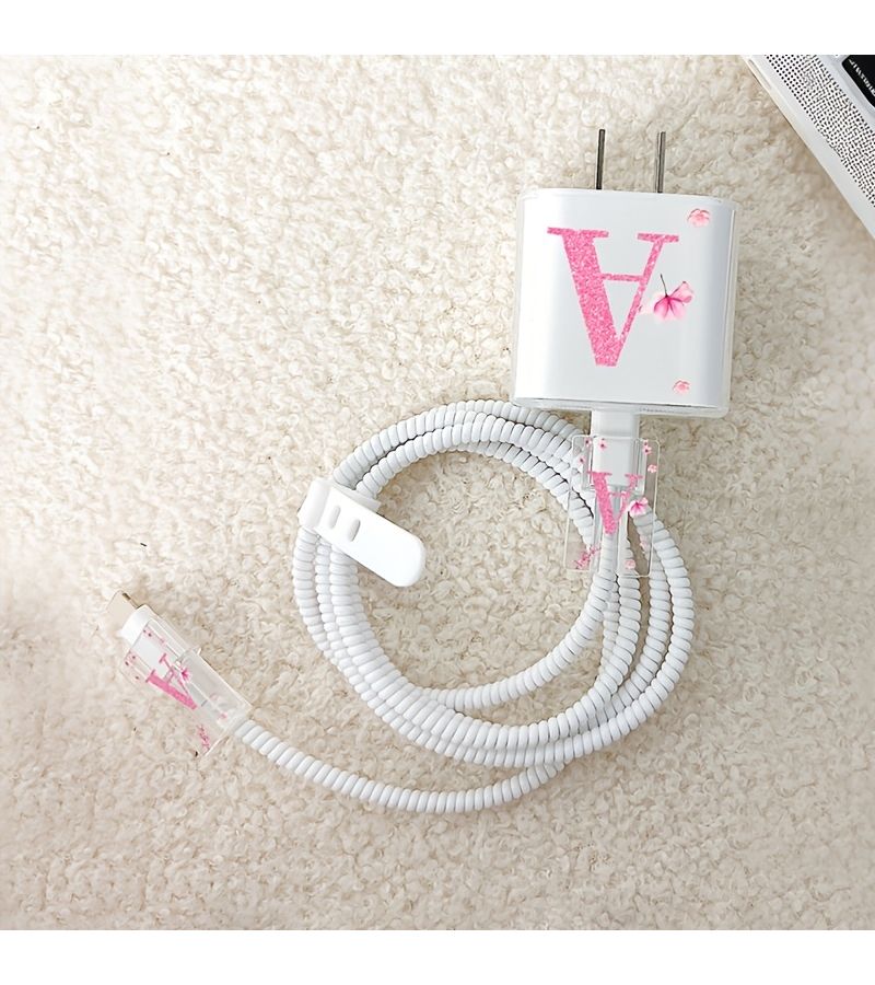 Carbon Array 2 Pack 1 5 Meter Fast Charging Cable Winding Device For iPhone - Image 3