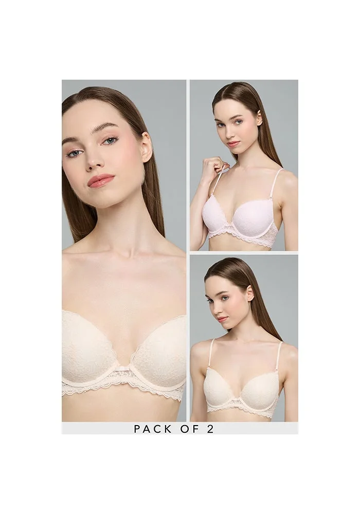 أر أند بي 2 Pack Double Push Up Bras