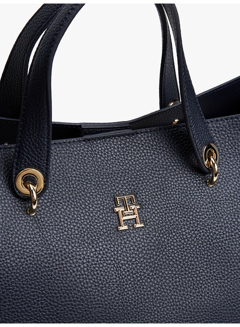 TOMMY HILFIGER TH Emblem Satchel - Image 3