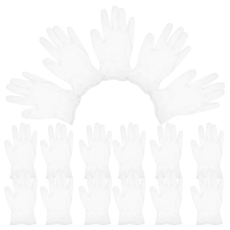 100pcs Disposable PVC Food Gloves for Cooking Baking and Cleaning Multipurpose Kitchen Prep Gloves Cleaning Gloves Size - Image 5