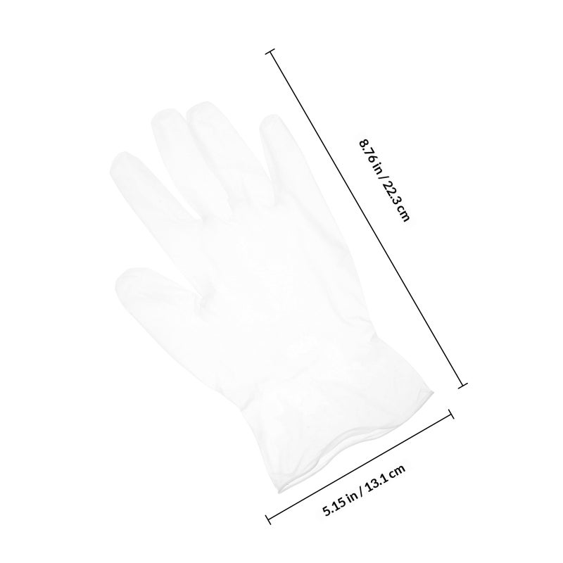 100pcs Disposable PVC Food Gloves for Cooking Baking and Cleaning Multipurpose Kitchen Prep Gloves Cleaning Gloves Size - Image 2