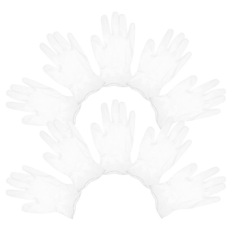 100pcs Disposable PVC Food Gloves for Cooking Baking and Cleaning Multipurpose Kitchen Prep Gloves Cleaning Gloves Size - Image 4