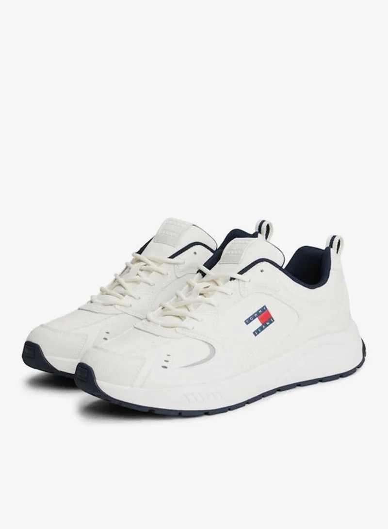 TOMMY JEANS White Casual Low Top Sneakers for Men | Best Price UAE