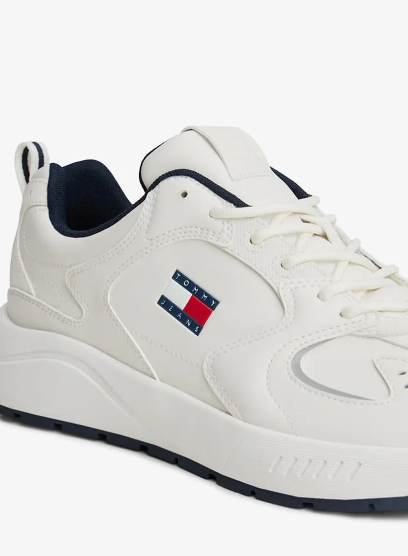 TOMMY JEANS White Casual Low Top Sneakers for Men | Best Price UAE
