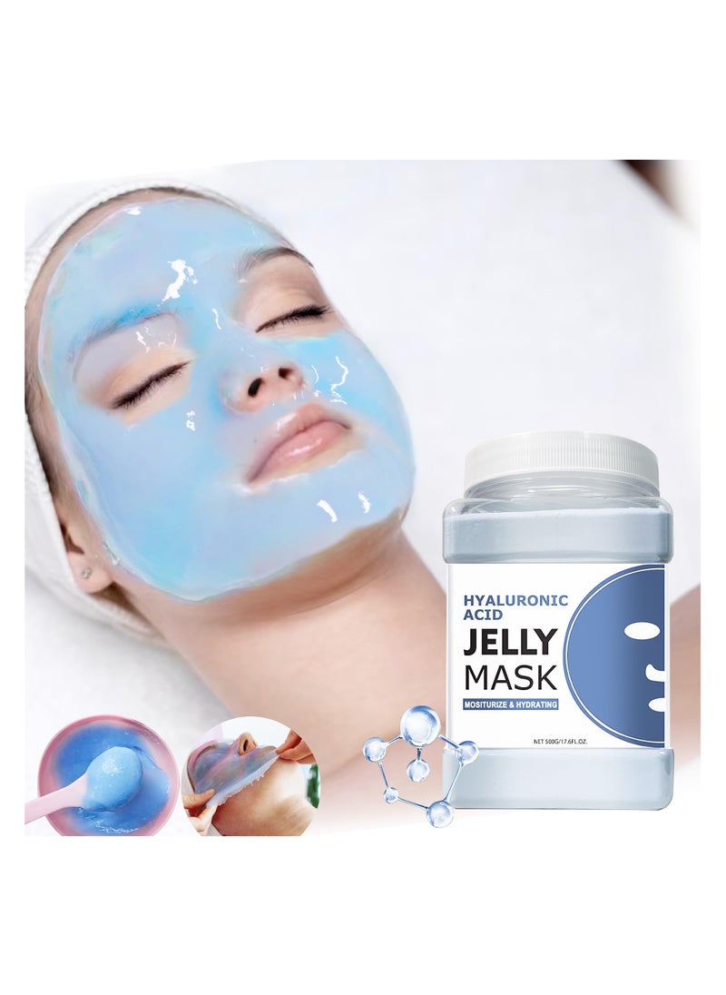 SYOSI - Jelly Mask for Facial Professional, Peel-Off Jelly Mask Hydrating Modeling Mask, Hydro Jelly Mask Powder for Skincare Hydrating, Vegan Sodium Alginate Mask, Paraben Free, Fragrance Free - Image 1