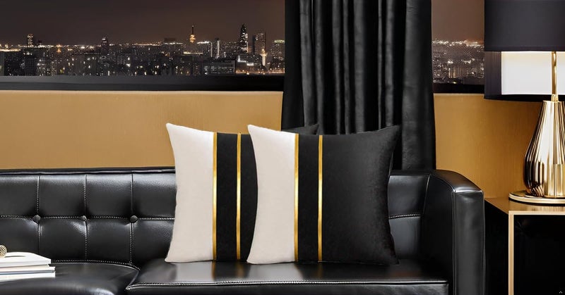 HIMS Velvet Sofa Pillow Cover Set of 2, Cushion Cover 20 inch x 20 inch for Cushion Covers Decor Living Room Sofa Bedroom Car - Image 3