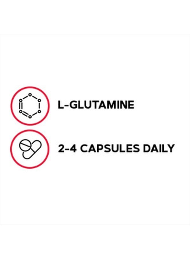GNC Pro Performance L-Glutamine, 90 Capsules, Supports Muscle Recovery - Image 3