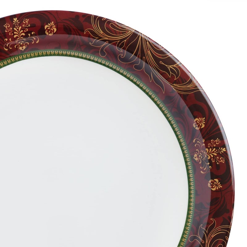 Superware طقم أطباق بوفيه سوبر وير من الميلامين النقي الزخرفي 125 6 قطع خالية من البقع بتشطيب لامع - Image 4