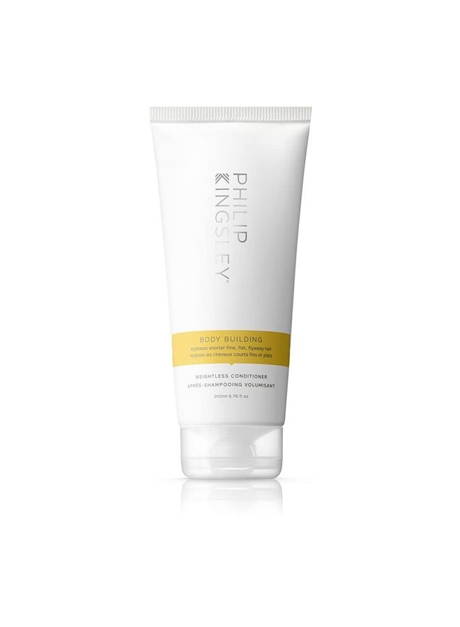 Philip Kingsley Body-Building Weightless Conditioner Volumizing for Fine Limp Flat Flyaway Short Hair Thickener Hydrates Adds Volume Lifts and Shine, 6.76 oz - Image 1