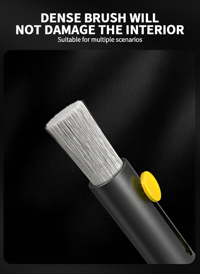 GROIC 3-In-1 Auto Interior Dust Brush, Safety Hammer and Car Tire Clear Stone Hook Set, Ultra Soft Detailing Brush, GM Car Tire Hook Stone Cleaning Tool - Image 3