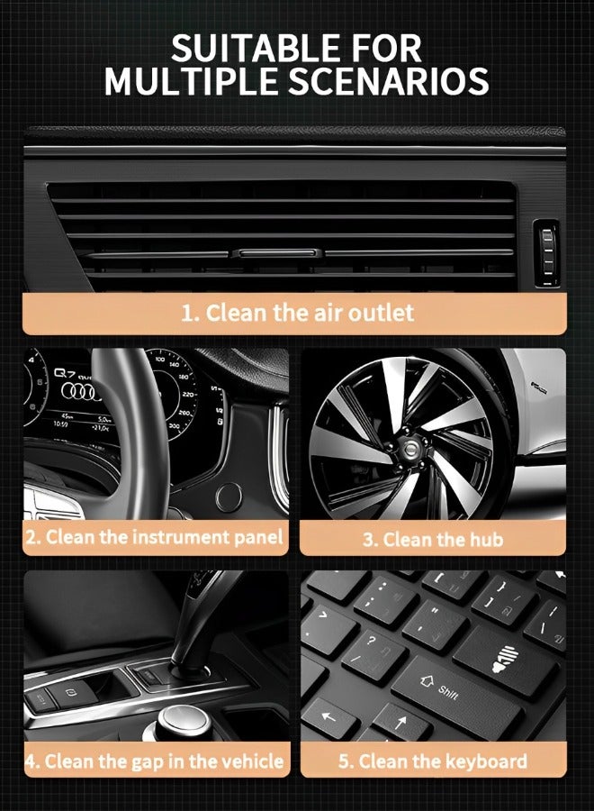 GROIC 3-In-1 Auto Interior Dust Brush, Safety Hammer and Car Tire Clear Stone Hook Set, Ultra Soft Detailing Brush, GM Car Tire Hook Stone Cleaning Tool - Image 4