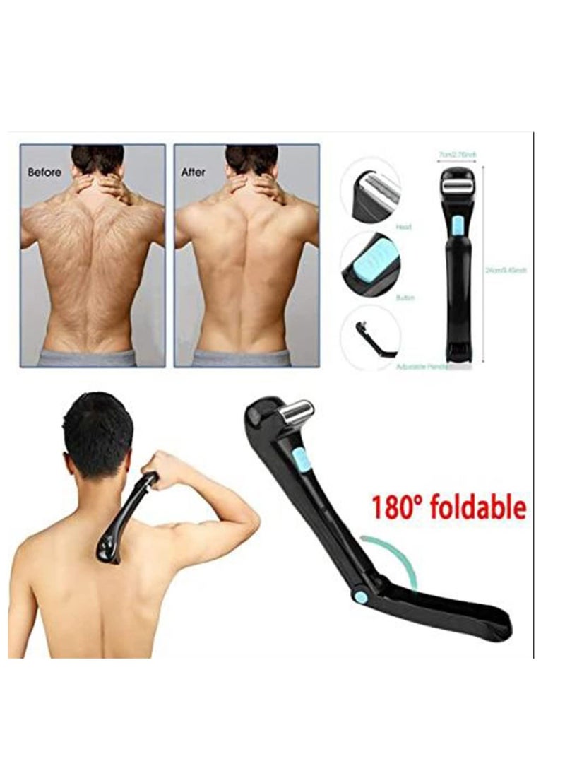 KASTWAVE Electric Back Shaver Perfect for Wet or Dry Shave Effortlessly Groom Your Body Wireless Foldable for Men and Women - Image 3