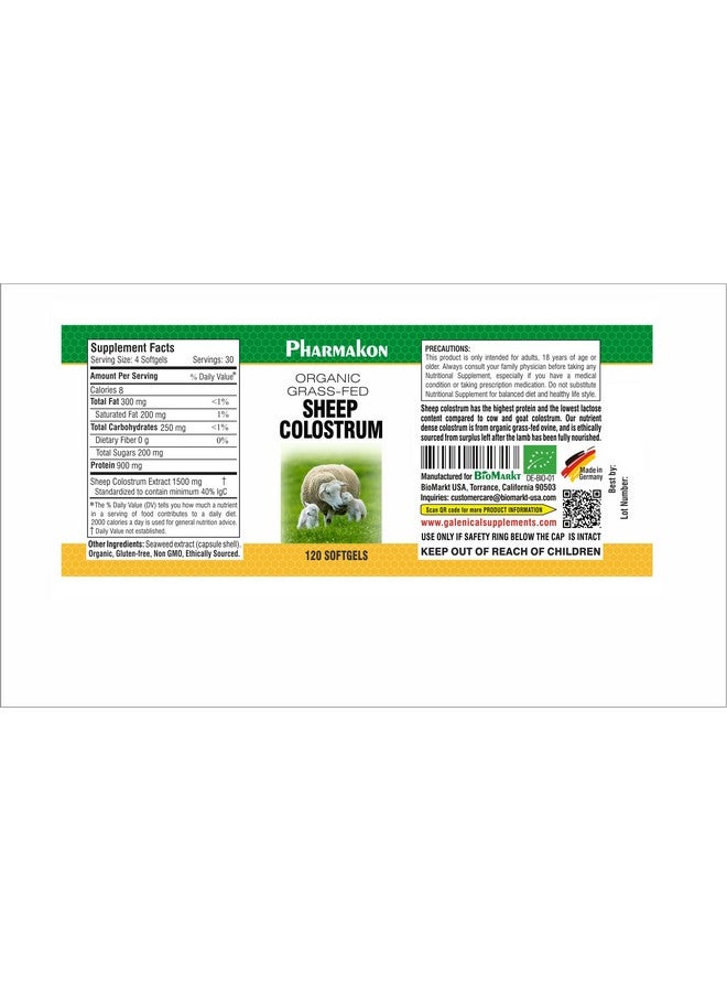 PHARMAKON Organic Sheep Colostrum Supplement - Image 2