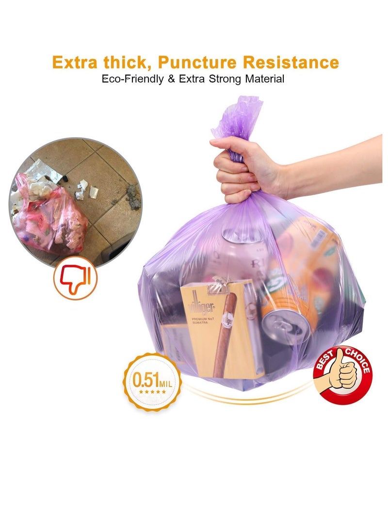 ECVV Garbage Bag 5 Gallons 45x50cm (10 Rolls, 250 Bags) Bio-Degradable Plastic Disposal Garbage Bag Small, Bin Liners for Home, Kitchen & Offices, Mix Color - Image 5