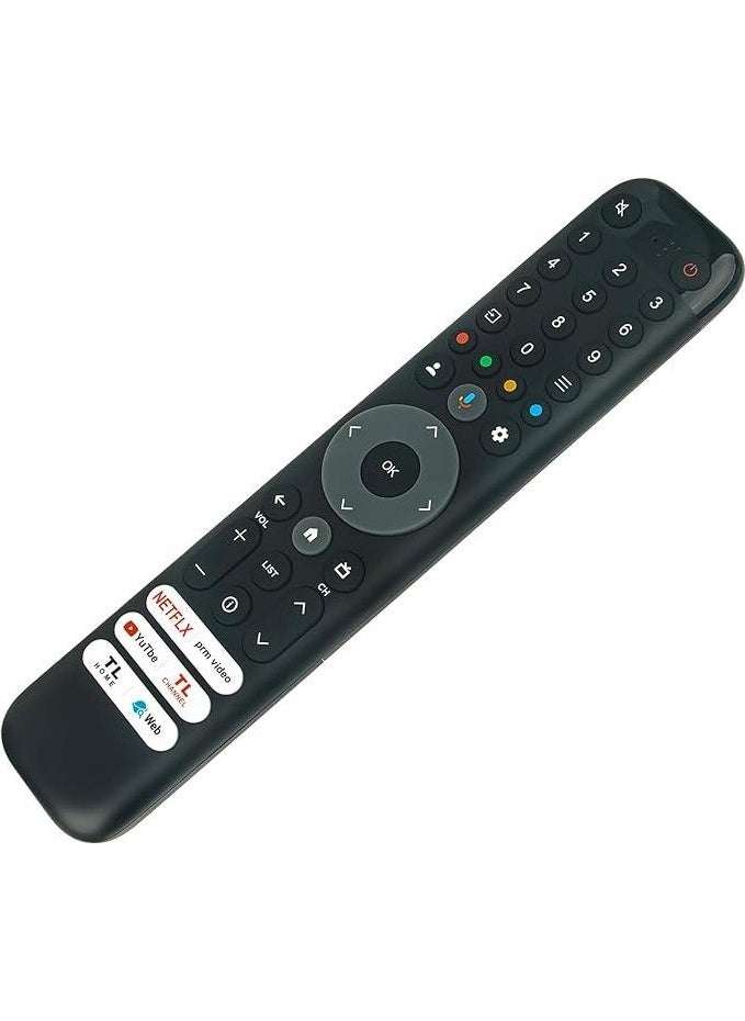 Tayfun Compatible with Tcl 55C755 4K Smart TV Remote Control with Microphone  - Image 1