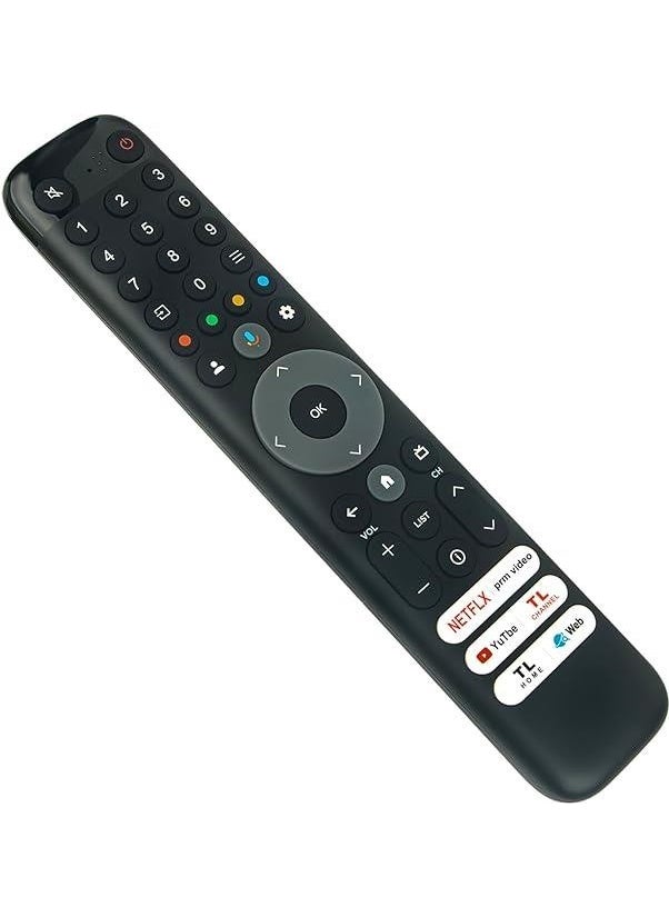 Tayfun Compatible with Tcl 55C755 4K Smart TV Remote Control with Microphone  - Image 4
