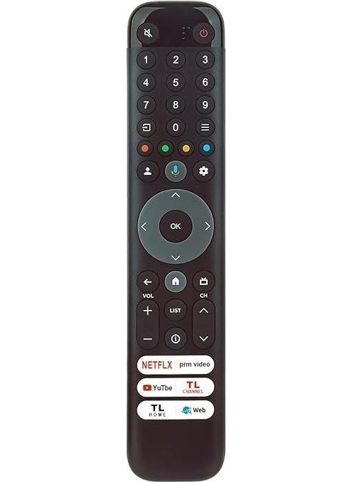 Tayfun Compatible with Tcl 55C755 4K Smart TV Remote Control with Microphone  - Image 2