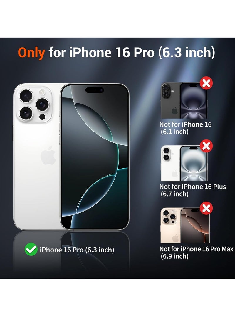 BORTONY iPhone 16 Pro Case Liquid Silicone Anti Scratch Anti Fingerprint Soft Silky Touch Shockproof Protective Cover for Apple iPhone 16 Pro - Image 4