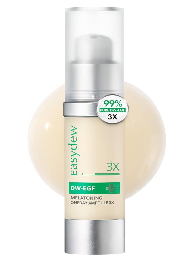 Easydew DW-EGF Melatoning Ampoule 3X - Hydrating Dark Spot Serum with Niacinamide & Glutathione for Uneven Skin - Fast Absorbing Day & Night Ampoule Korean Skin Care (Bottle 1.01 fl oz, EGF 3X) - Image 1