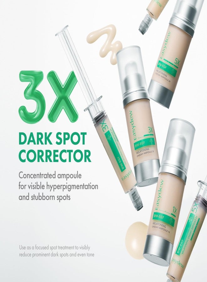 Easydew DW-EGF Melatoning Ampoule 3X - Hydrating Dark Spot Serum with Niacinamide & Glutathione for Uneven Skin - Fast Absorbing Day & Night Ampoule Korean Skin Care (Bottle 1.01 fl oz, EGF 3X) - Image 2