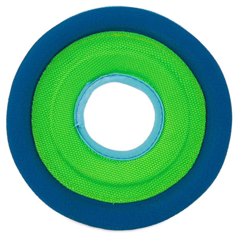 Chuckit! Zipflight Flying Disc Dog Toy, Small (6"), Green and light Blue - Image 4