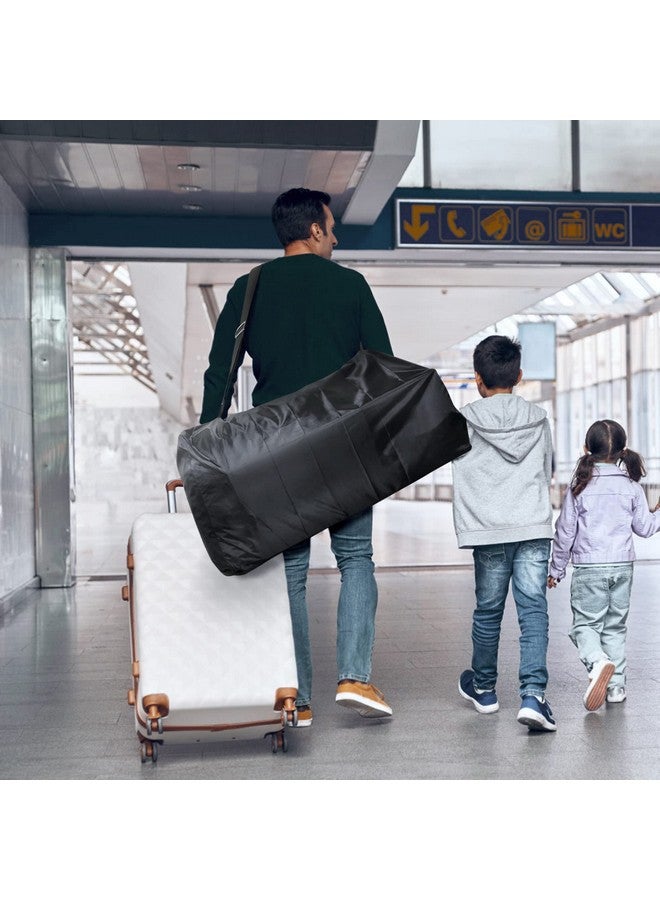 LIHAO Stroller Travel Bag, Gate Check Bag for Car Seat, Waterproof Travel Carry Bag, 600D Oxford, Black - Image 4