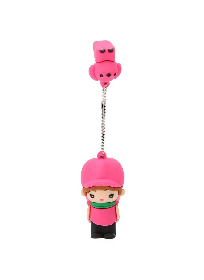 Thoraya USB2.0 U disk creative computer car girl boy dog walking U disk soft glue cartoon U disk girl 16G  - Image 4
