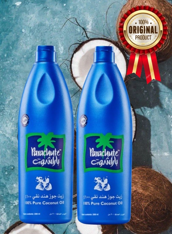 Parachute 2 Pieces Parachute Coconut Oil 200ML  - Image 1