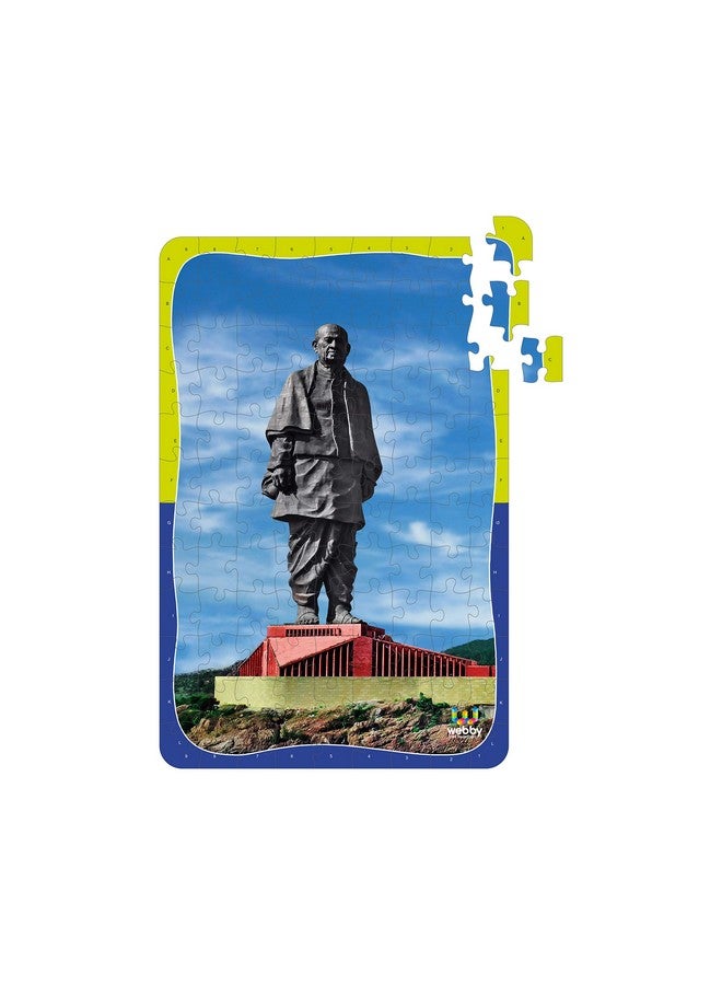 Webby Statue of Unity Wooden Jigsaw Puzzle, 108 Pieces - Image 3