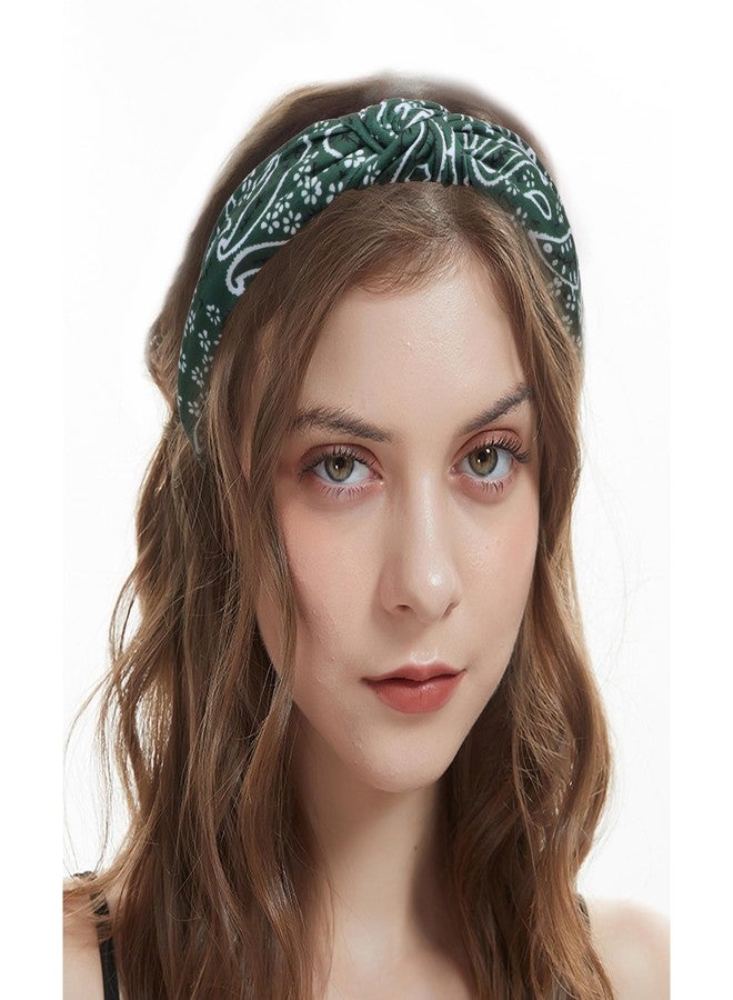 Ondder 6 Pack Bandana Headbands for Women Top Knot Headband Cute Head Bands for Women's Hair Turban Headband with Knot Hair Accessories for Women Girls - Image 4