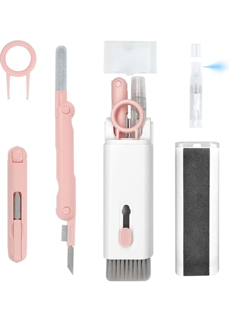 Generic - 7-in-1 Electronic Cleaner Kit - Portable Cleaning for Airpods Laptop, Keyboard, with Cleaning Pen Brush Spray for Phone iPad Computer Screen/Keyboard/Headphones/Bluetooth Earphones - Image 1