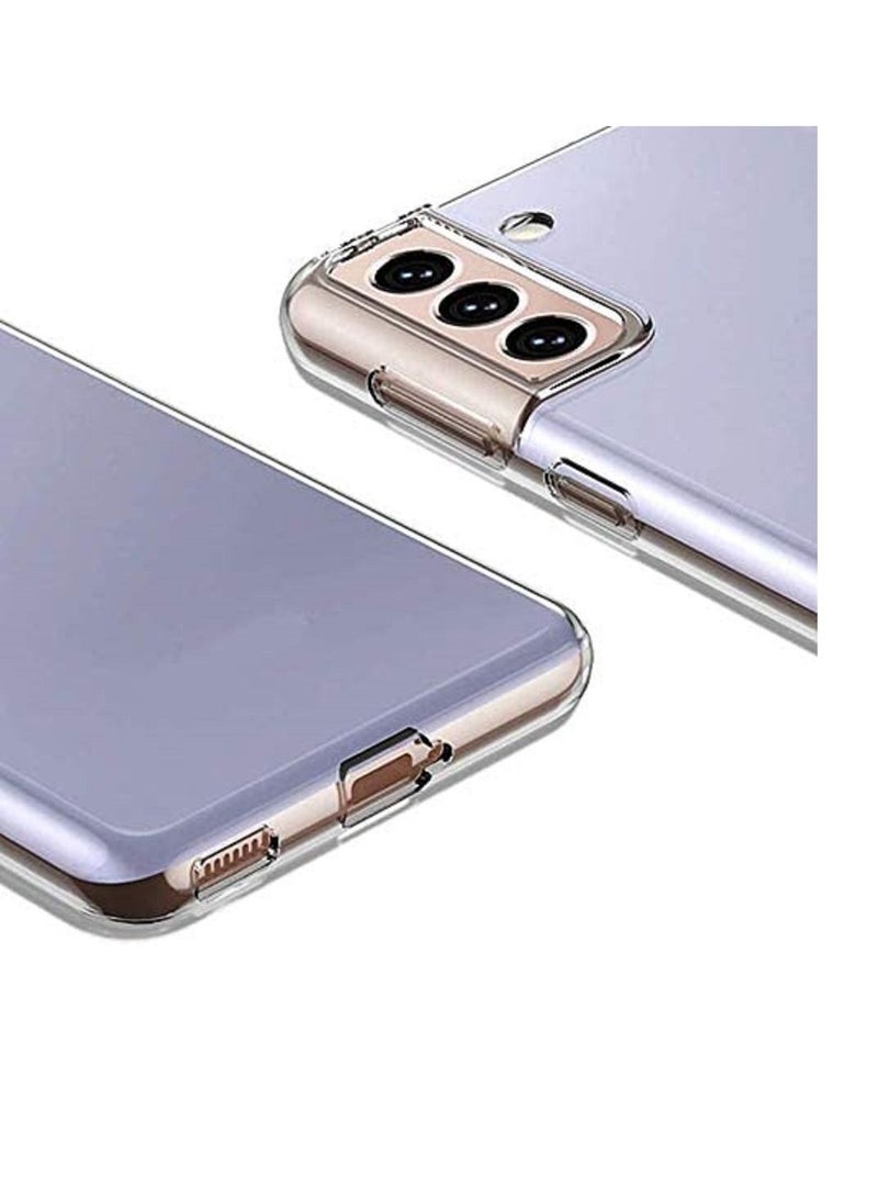 Silicone Back Cover for Samsung Galaxy S21 Plus (Clear)