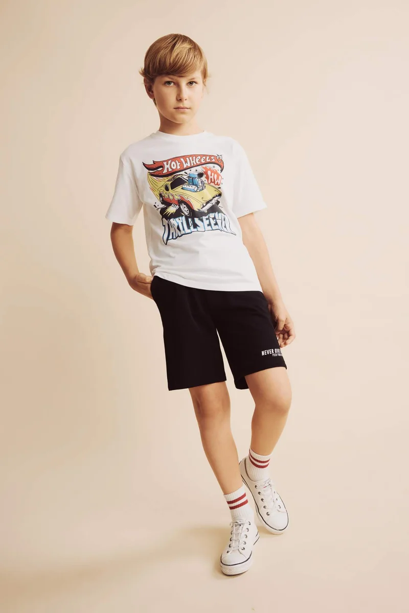 ديفاكتو Boy Hot Wheels Oversize Crew Neck T-Shirt