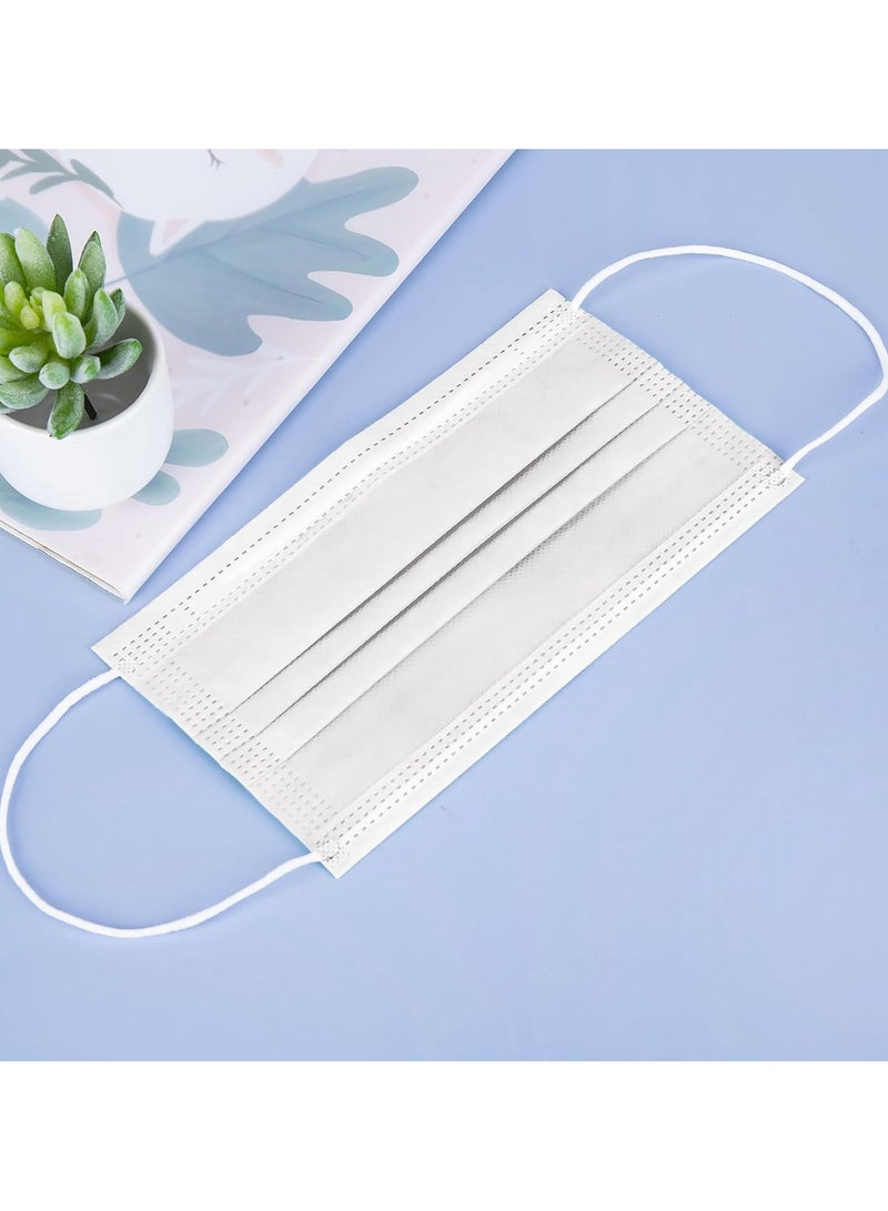 هو 50 قطعة من أقنعة الوجه للاستخدام مرة واحدة مغلفة بشكل فردي، قابلة للتنفس ومريحة، أقنعة أذن واقية من طبقتين، مضادة للجسيمات والغبار مناسبة للاستخدام اليومي - Image 4