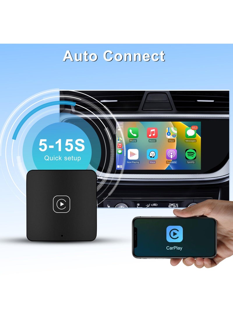 Generic - Wireless CarPlay Adapter for Factory-Wired Cars, CarPlay 2023 Upgrade, Convert Wired to Wireless, USB Type-C for iPhone - Image 1